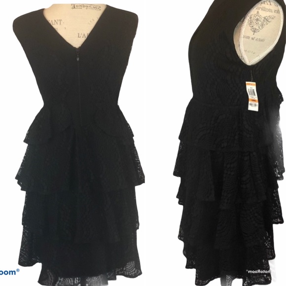 NWT ALFANI LACE LAYERED EVENING DRESS😍 - Picture 4 of 9